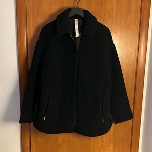 Lululemon Insulated Wool Shirt Jacket in black